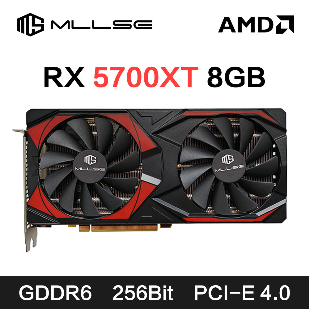การ์ดจอ MLLSE AMD RX5700 XT 8G - Rx 5700 Xt 8Gb Video Card บทวิจารณ์และราคา
