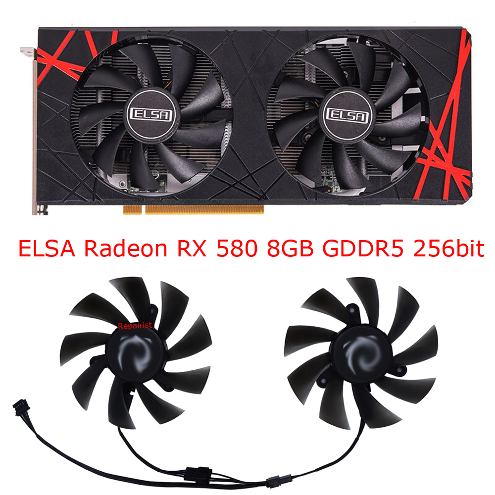 GPU การ์ดพัดลมกราฟิกคูลเลอร์สำ - Rx 580 8Gb 2048Sp Gpu บทวิจารณ์และราคา