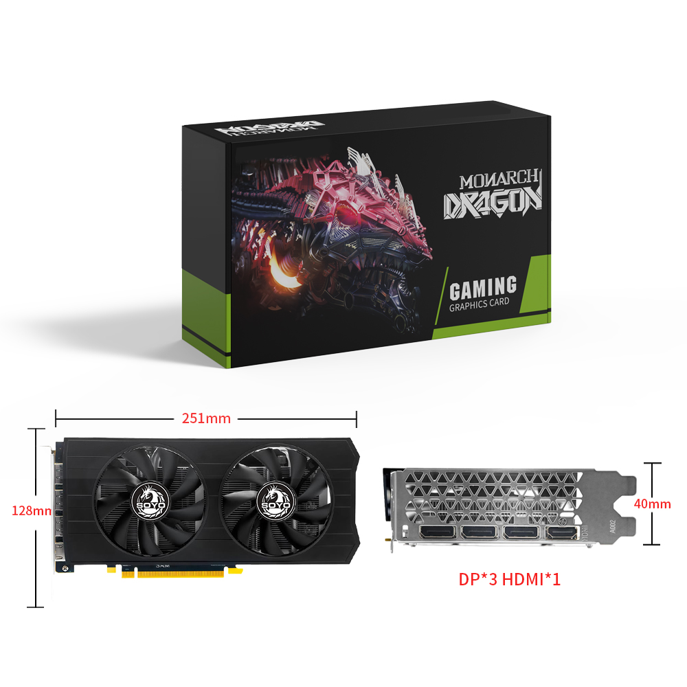 SOYO AMD Radeon RX580 8GB กราฟ - Rx 580 8Gb 2048Sp Gpu บทวิจารณ์และราคา